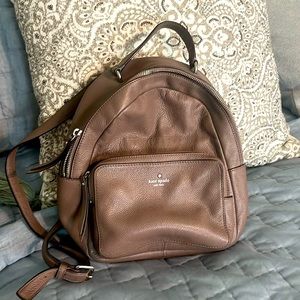 Brown Kate Spade backpack